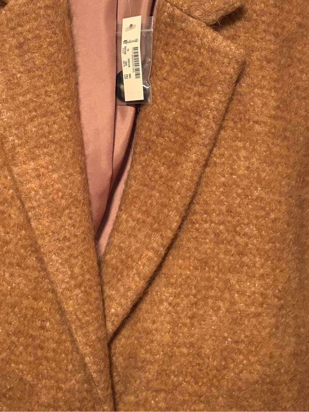 Women’s Madewell Boucle blazer/coat size XL - Picture 6 of 7